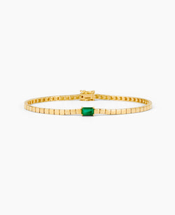 Emerald & Gold Bracelet