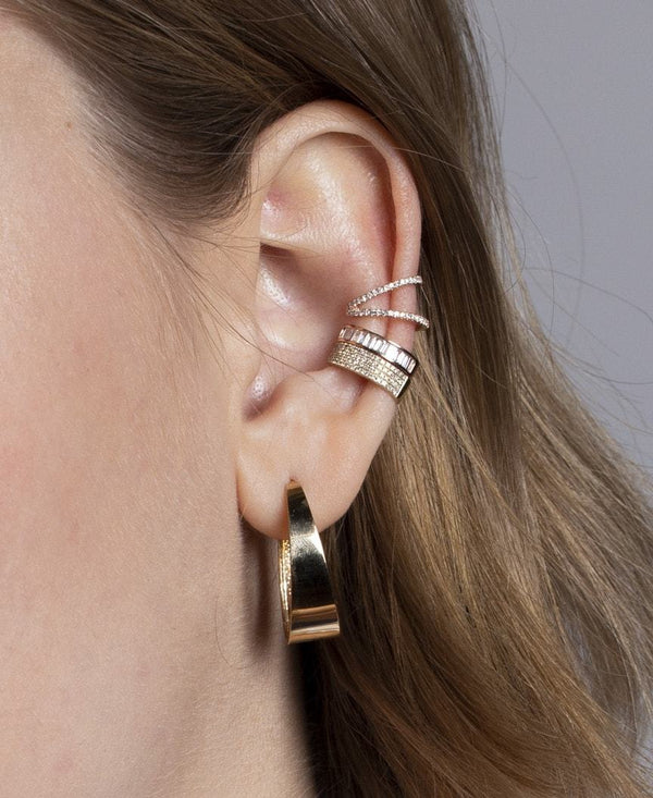 Baguette Diamond Ear Cuff