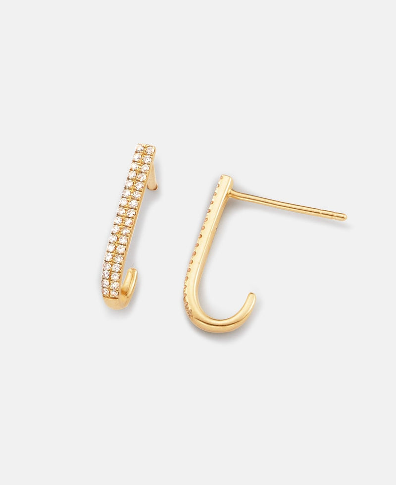 Hook Diamond Earrings