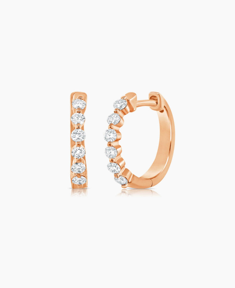 Lina Diamond Huggie Earring