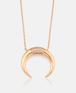 Diamond Horn Necklace