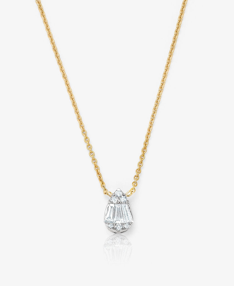 Teardrop Diamond Necklace