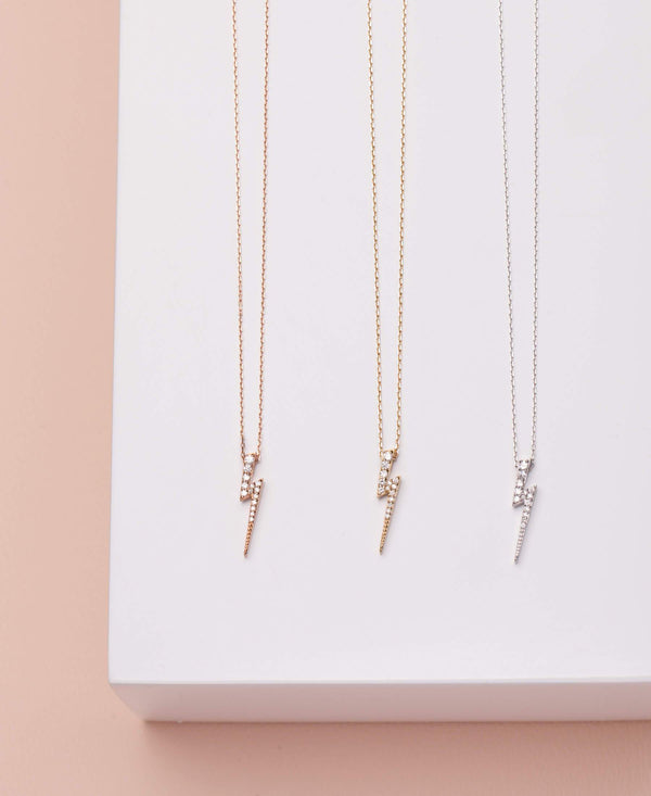 Lightning Diamond Necklace