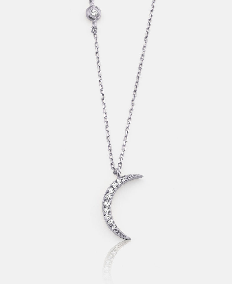 Moon Diamond Necklace