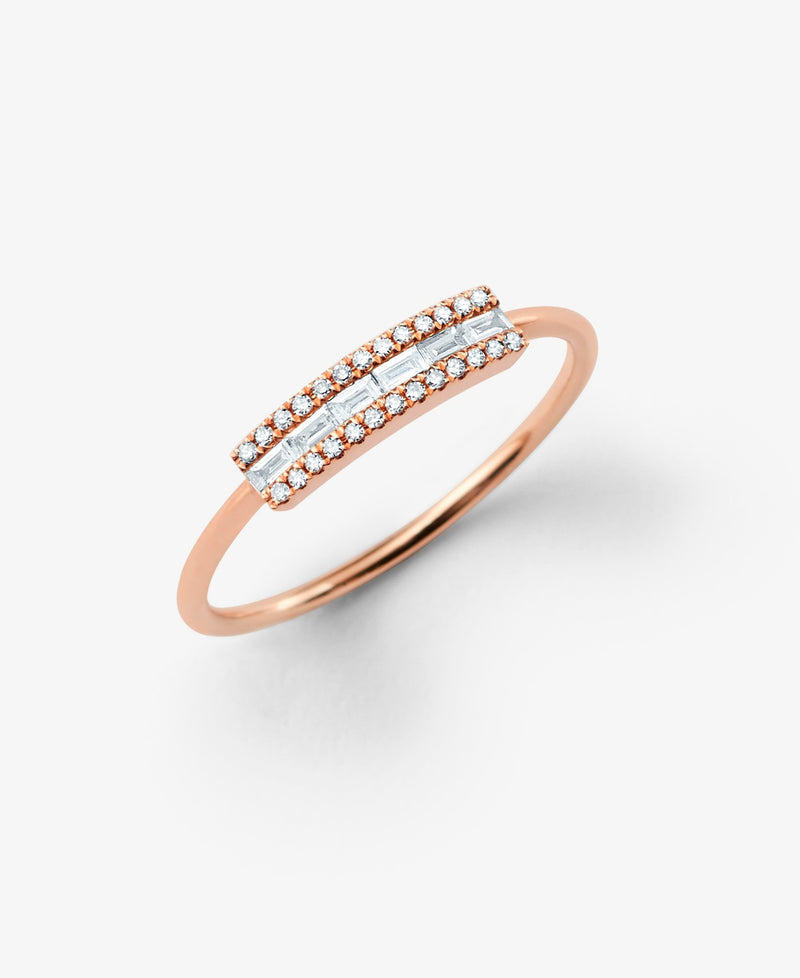 Baguette Bar Diamond ring